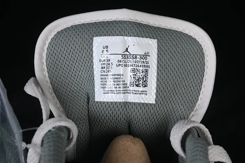 All categories Air Jordan Jordan series basketball shoes Air Jordan 1 Low Air Jordan 1 Low AJ1 Joe 1 meter white and green low state cultural casual sneakers 553558-300